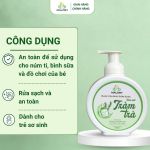 Nước rửa bình thảo dược cho bé tinh chất tràm trà Maloby